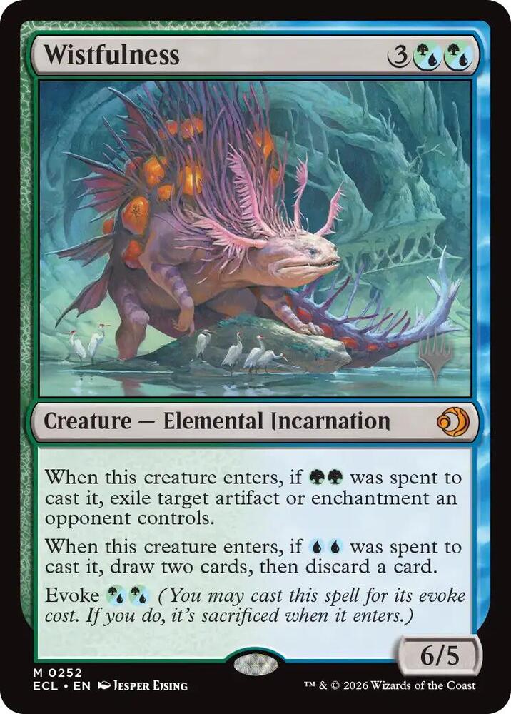 Wistfulness 252 card from Promo Pack: Lorwyn Eclipsed