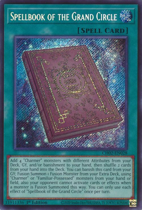 Spellbook of the Grand Circle CH02-EN028 card from THE CHRONICLES DECK: Spirit Charmers (All-Foil Edition)