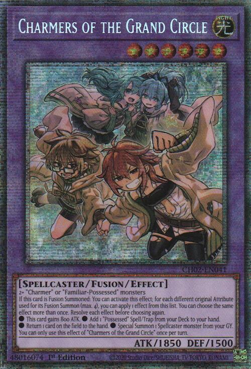 Charmers of the Grand Circle (Starlight Rare) CH02-EN041 card from THE CHRONICLES DECK: Spirit Charmers (All-Foil Edition)