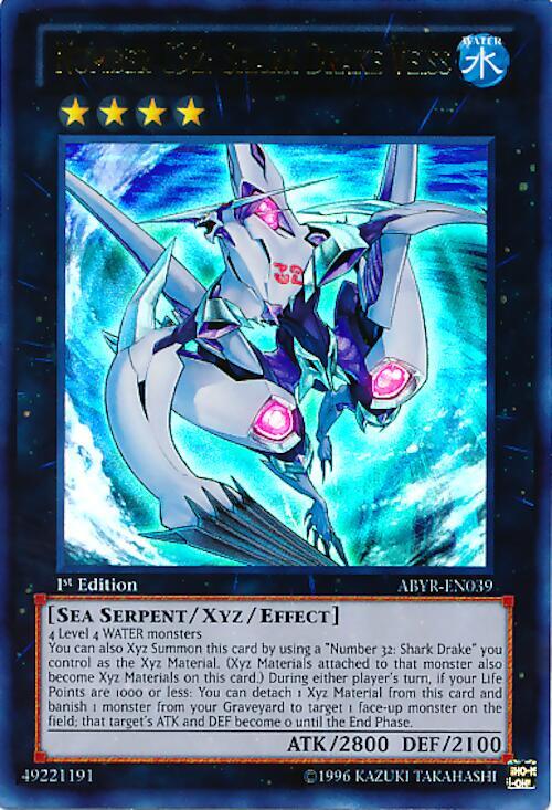 Number C32: Shark Drake Veiss ABYR-EN039 card from Abyss Rising