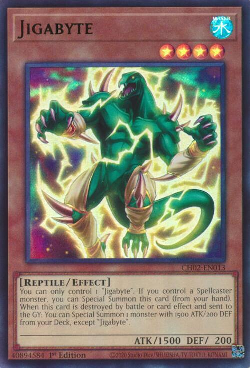 Jigabyte CH02-EN013 card from THE CHRONICLES DECK: Spirit Charmers (All-Foil Edition)