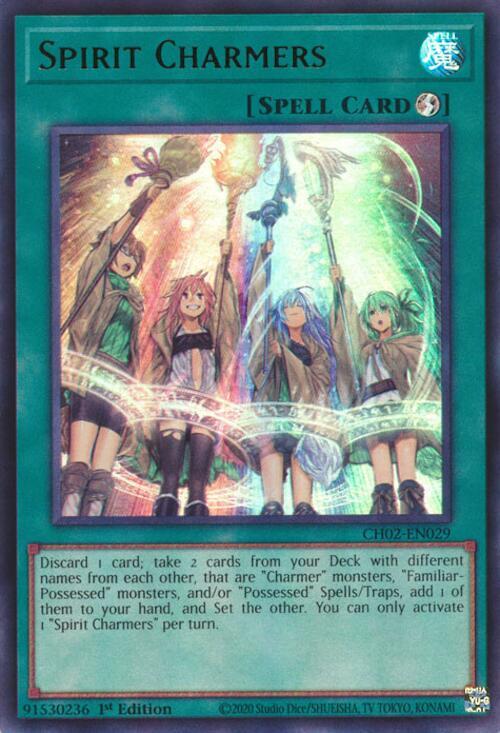 Spirit Charmers CH02-EN029 card from THE CHRONICLES DECK: Spirit Charmers (All-Foil Edition)