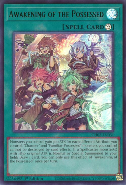 Awakening of the Possessed CH02-EN031 card from THE CHRONICLES DECK: Spirit Charmers (All-Foil Edition)