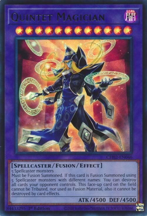 Quintet Magician CH02-EN046 card from THE CHRONICLES DECK: Spirit Charmers (All-Foil Edition)