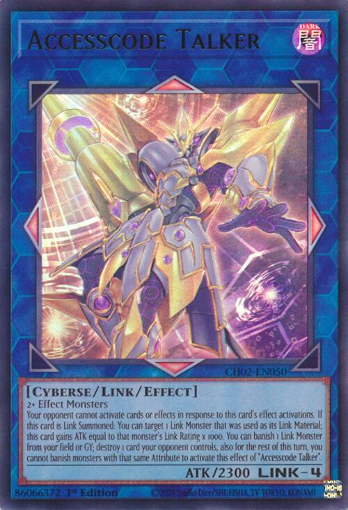 Accesscode Talker CH02-EN050 card from THE CHRONICLES DECK: Spirit Charmers (All-Foil Edition)