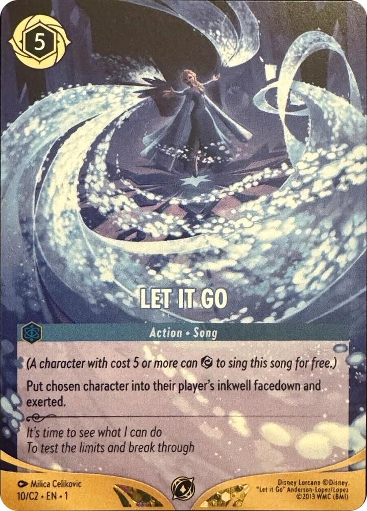 Let It Go (Disney Lorcana Challenge) 10 card from Disney Lorcana Promo Cards