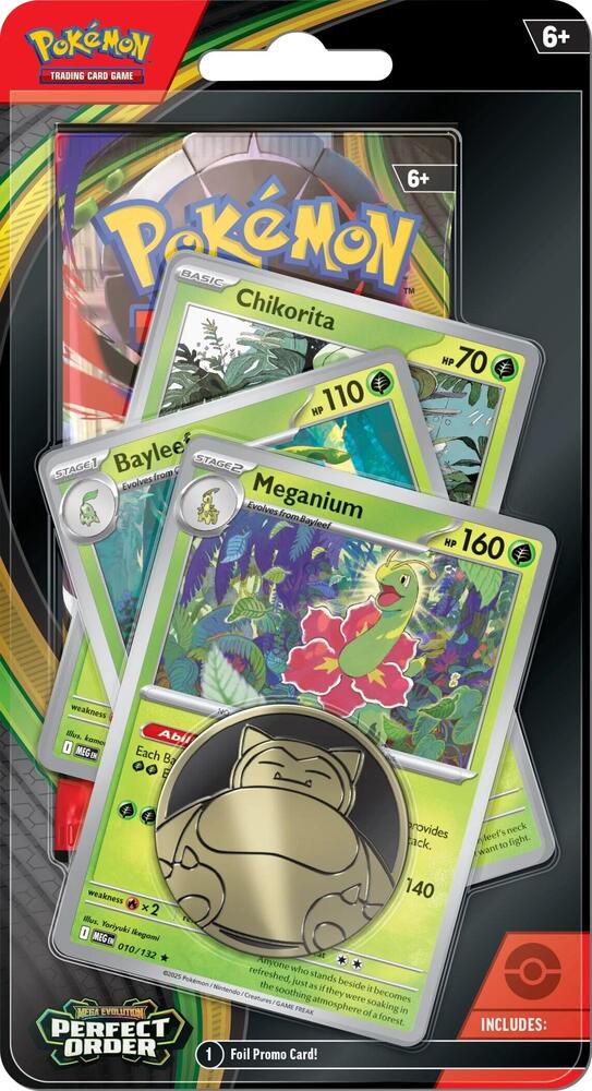 Perfect Order Premium Checklane Blister [Meganium Line] card from ME03: Perfect Order