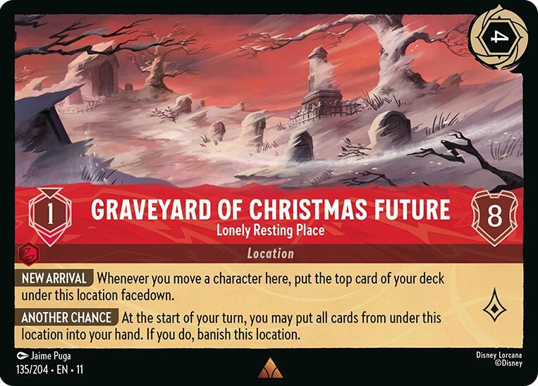 Graveyard of Christmas Future - Lonely Resting Place 135/204 card from Winterspell