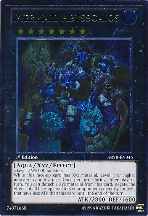 Mermail Abyssgaios (UTR) ABYR-EN046 card from Abyss Rising