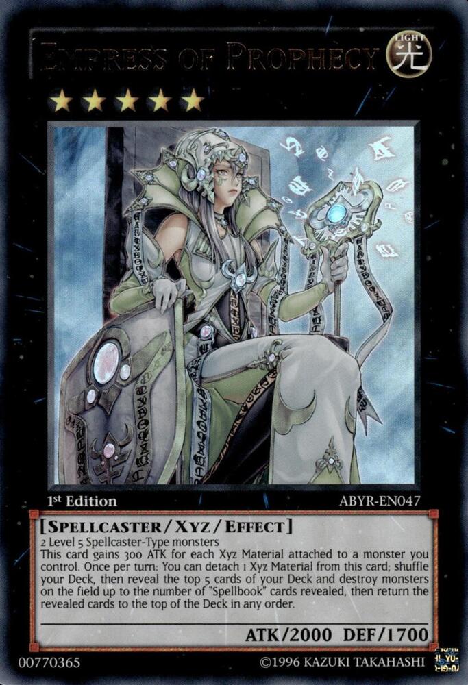 Empress of Prophecy ABYR-EN047 card from Abyss Rising