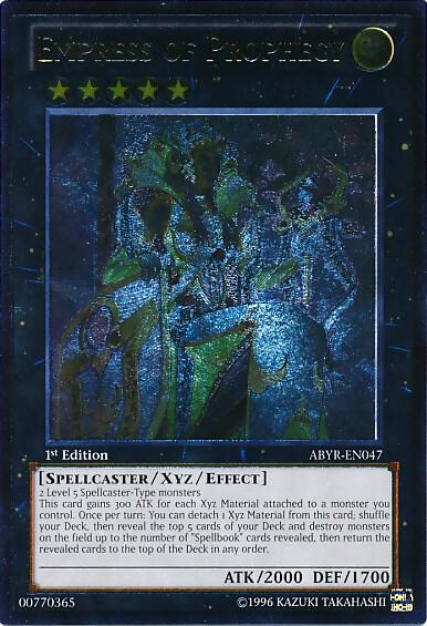 Empress of Prophecy (UTR) ABYR-EN047 card from Abyss Rising