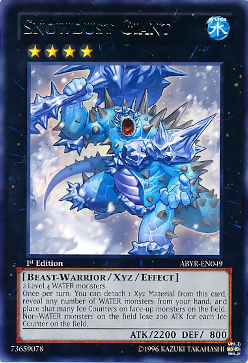 Snowdust Giant ABYR-EN049 card from Abyss Rising