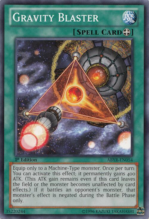 Gravity Blaster ABYR-EN054 card from Abyss Rising