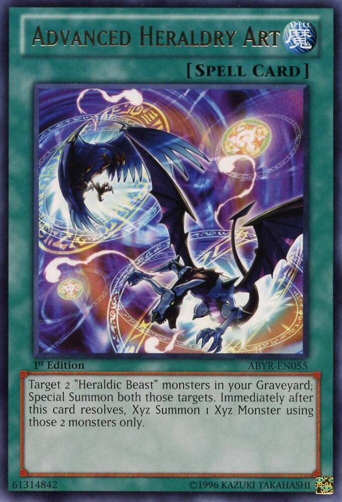 Advanced Heraldry Art ABYR-EN055 card from Abyss Rising