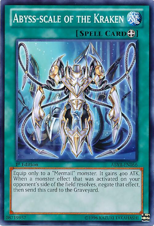 Abyss-scale of the Kraken ABYR-EN056 card from Abyss Rising