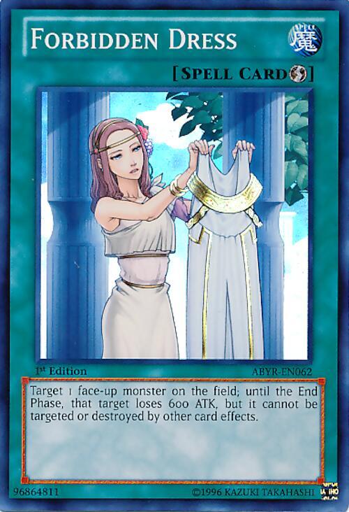 Forbidden Dress ABYR-EN062 card from Abyss Rising