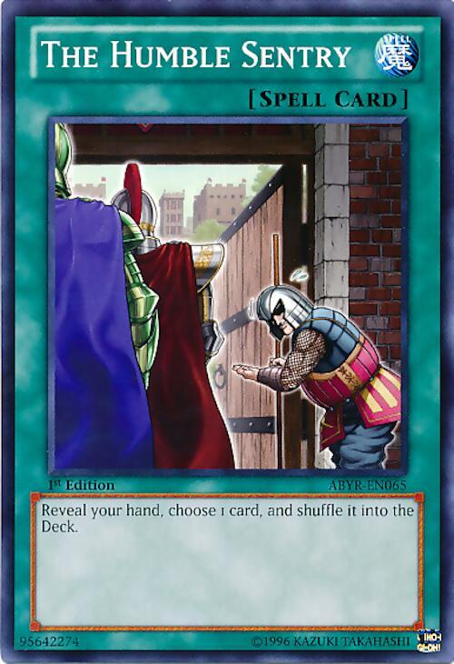 The Humble Sentry ABYR-EN065 card from Abyss Rising