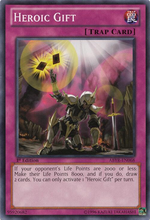 Heroic Gift ABYR-EN068 card from Abyss Rising