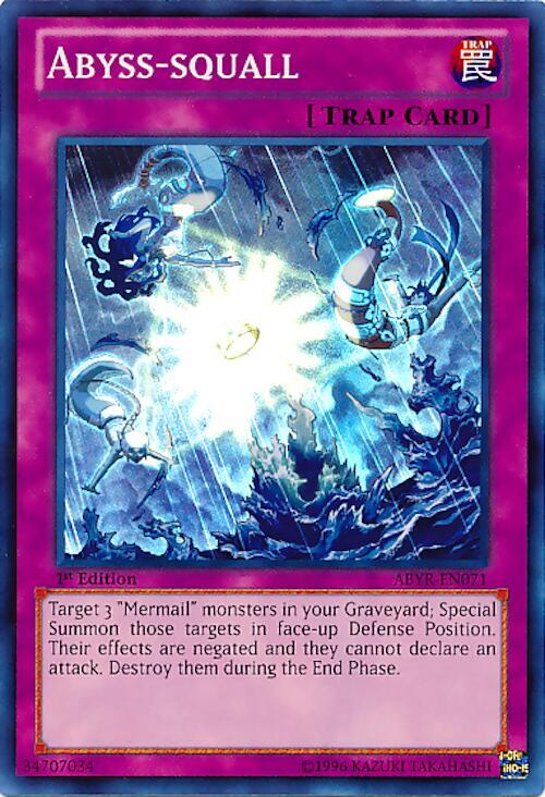 Abyss-squall ABYR-EN071 card from Abyss Rising