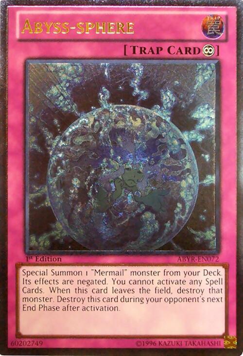 Abyss-sphere (UTR) ABYR-EN072 card from Abyss Rising