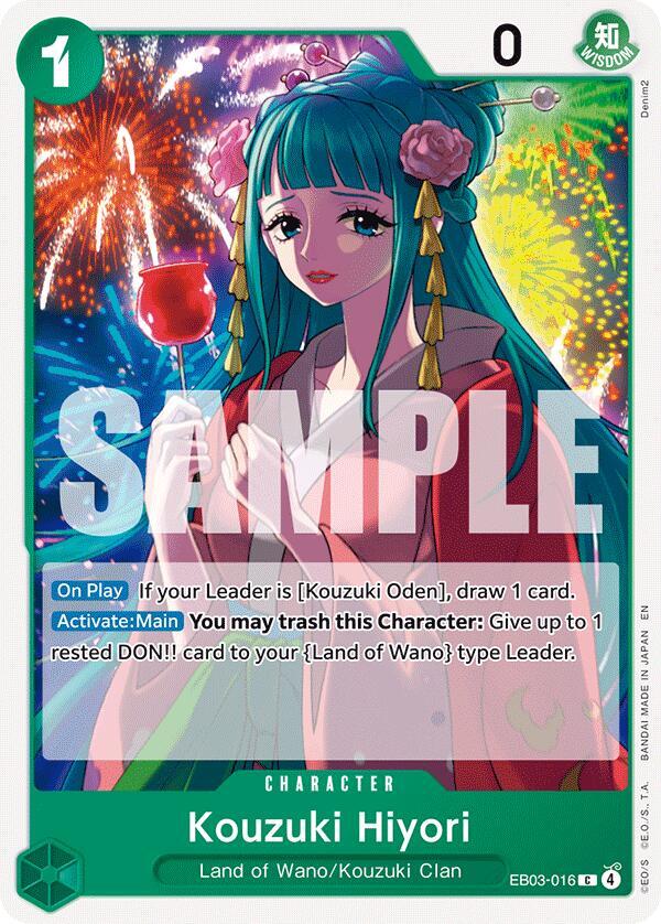 Kouzuki Hiyori EB03-016 card from Extra Booster: One Piece Heroines Edition