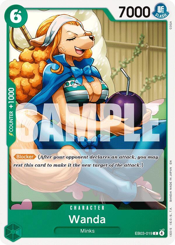 Wanda EB03-019 card from Extra Booster: One Piece Heroines Edition