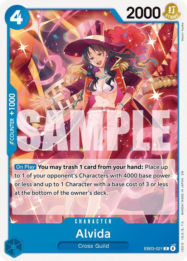 Alvida EB03-021 card from Extra Booster: One Piece Heroines Edition