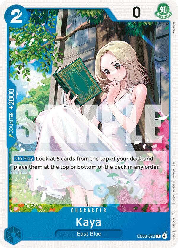 Kaya EB03-023 card from Extra Booster: One Piece Heroines Edition