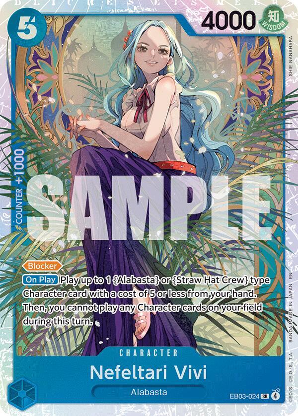 Nefeltari Vivi EB03-024 card from Extra Booster: One Piece Heroines Edition