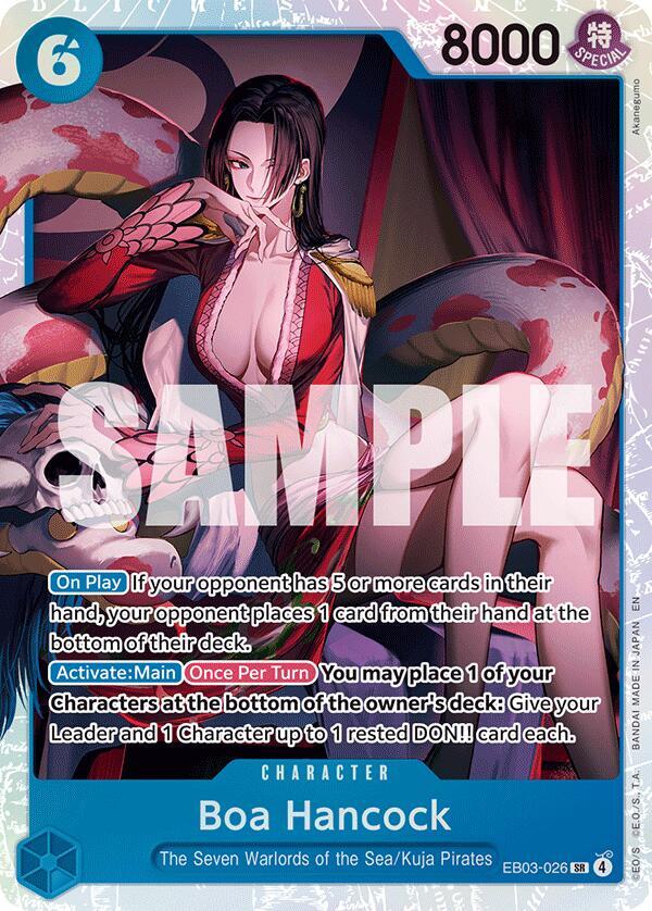 Boa Hancock EB03-026 card from Extra Booster: One Piece Heroines Edition