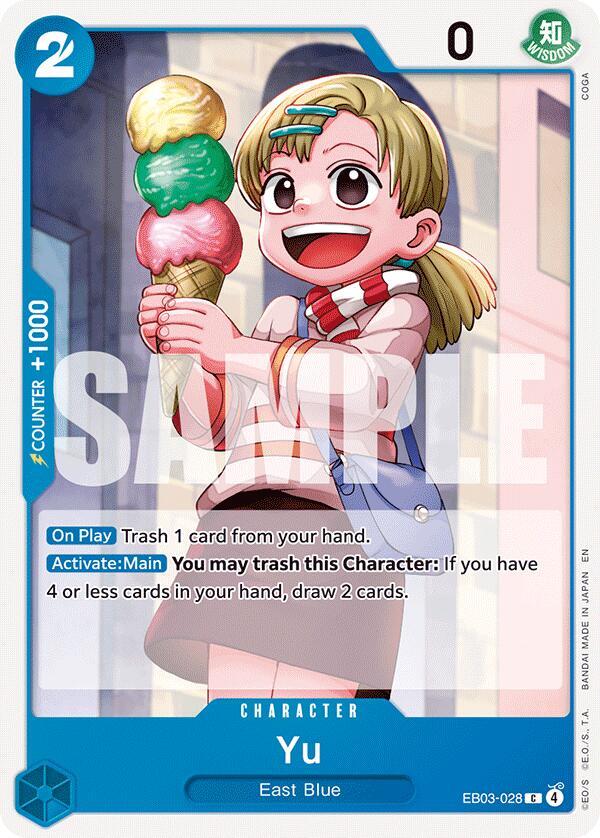 Yu EB03-028 card from Extra Booster: One Piece Heroines Edition