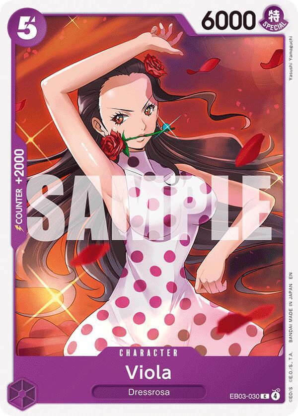 Viola EB03-030 card from Extra Booster: One Piece Heroines Edition