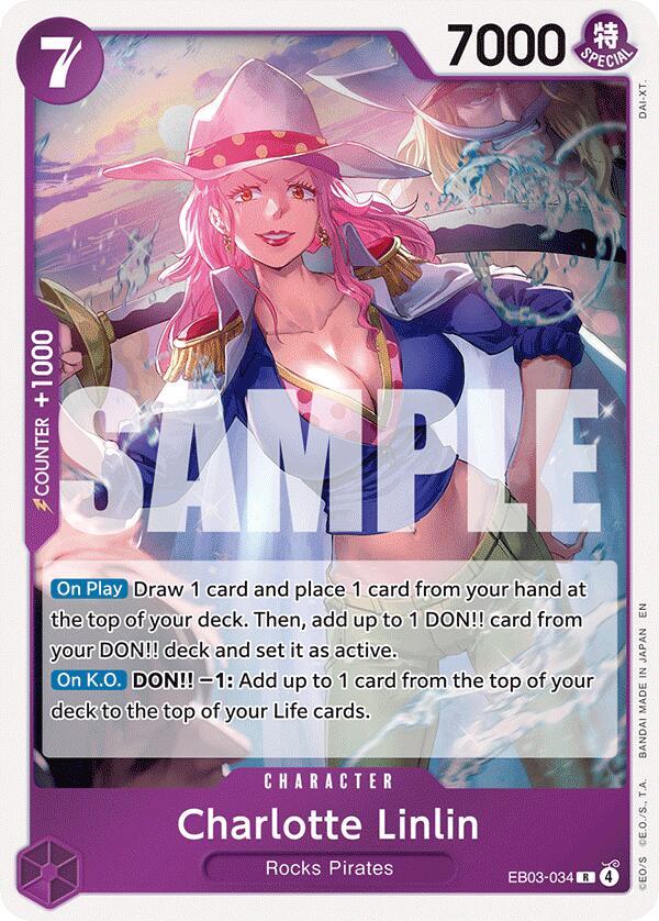 Charlotte Linlin EB03-034 card from Extra Booster: One Piece Heroines Edition