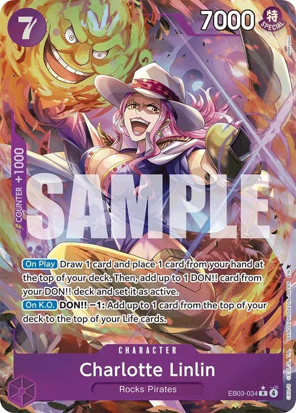 Charlotte Linlin (Alternate Art) EB03-034 card from Extra Booster: One Piece Heroines Edition