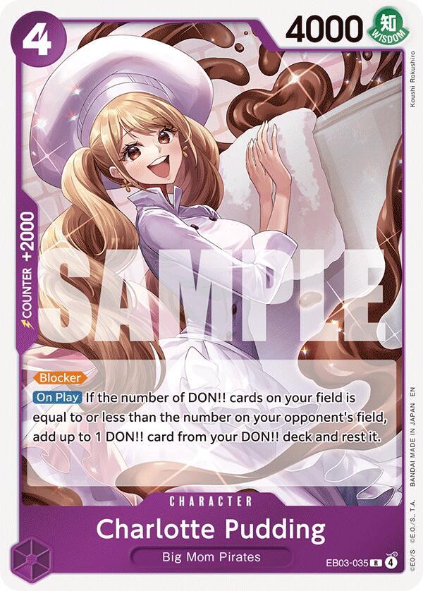 Charlotte Pudding EB03-035 card from Extra Booster: One Piece Heroines Edition
