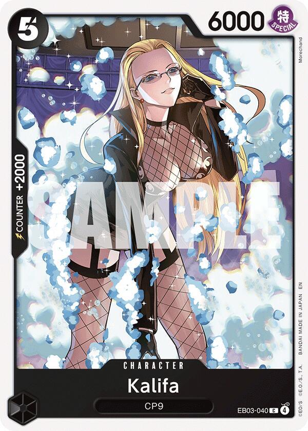 Kalifa EB03-040 card from Extra Booster: One Piece Heroines Edition