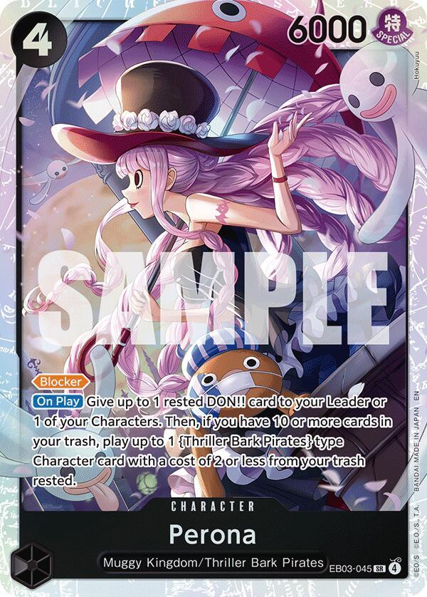 Perona EB03-045 card from Extra Booster: One Piece Heroines Edition