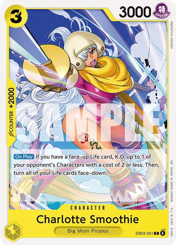 Charlotte Smoothie EB03-051 card from Extra Booster: One Piece Heroines Edition