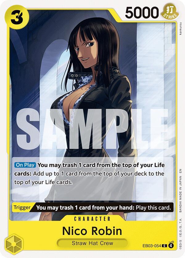Nico Robin EB03-054 card from Extra Booster: One Piece Heroines Edition