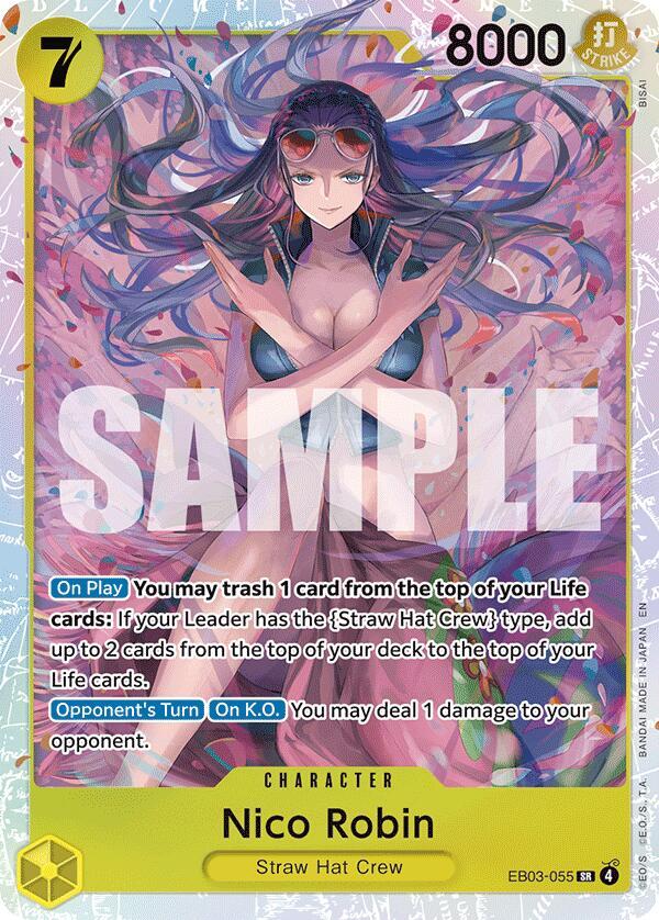 Nico Robin EB03-055 card from Extra Booster: One Piece Heroines Edition