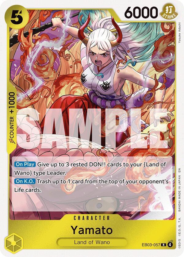 Yamato EB03-057 card from Extra Booster: One Piece Heroines Edition