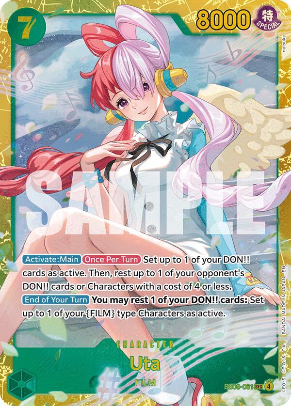 Uta EB03-061 card from Extra Booster: One Piece Heroines Edition