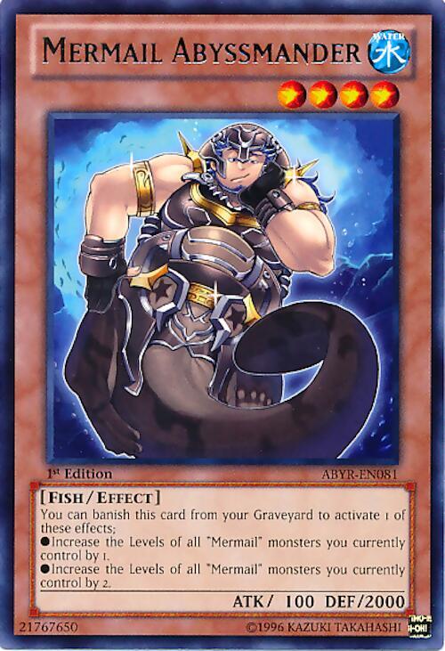 Mermail Abyssmander ABYR-EN081 card from Abyss Rising