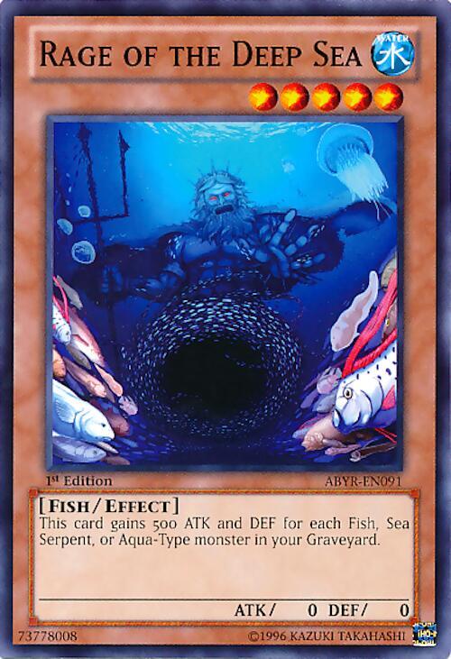 Rage of the Deep Sea ABYR-EN091 card from Abyss Rising