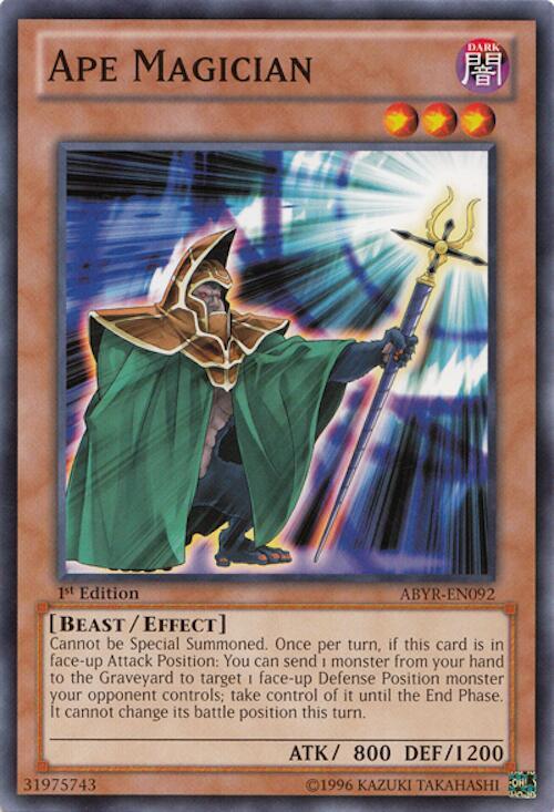 Ape Magician ABYR-EN092 card from Abyss Rising