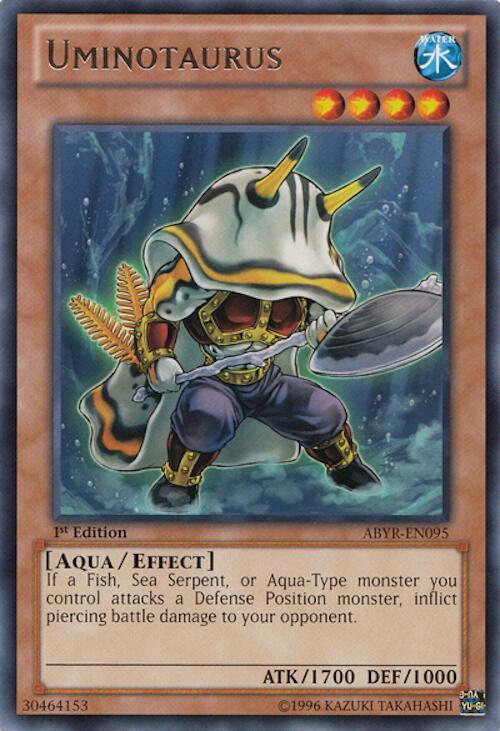Uminotaurus ABYR-EN095 card from Abyss Rising