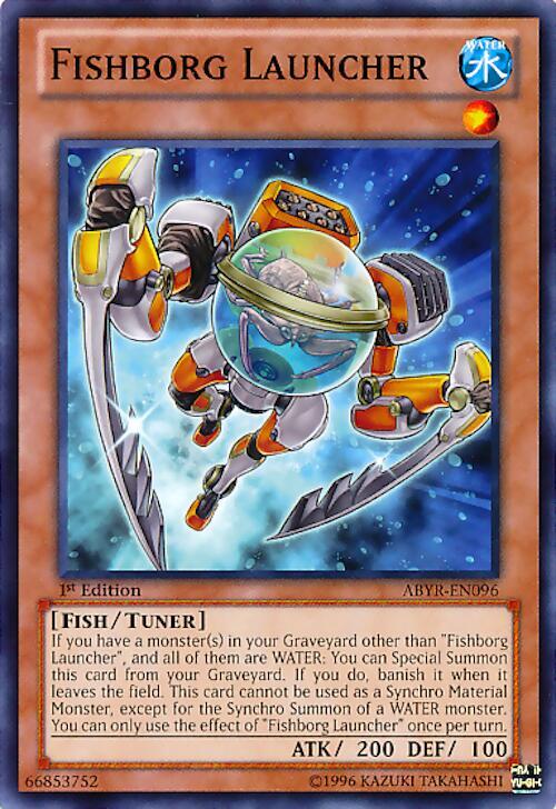 Fishborg Launcher ABYR-EN096 card from Abyss Rising