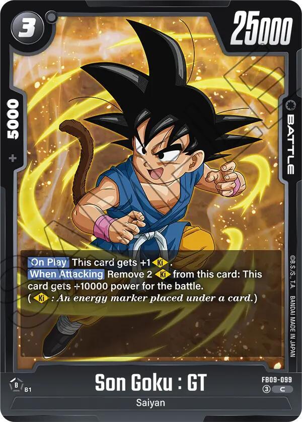 Son Goku : GT FB09-099 card from Dual Evolution