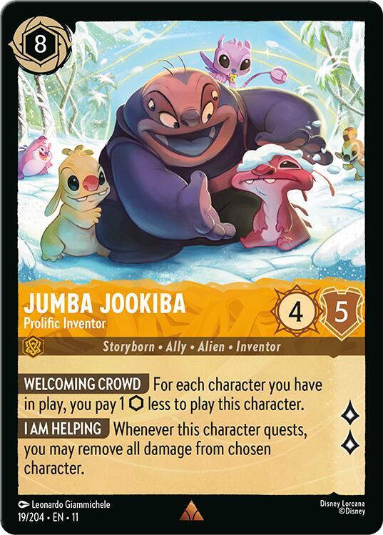 Jumba Jookiba - Prolific Inventor 19/204 card from Winterspell