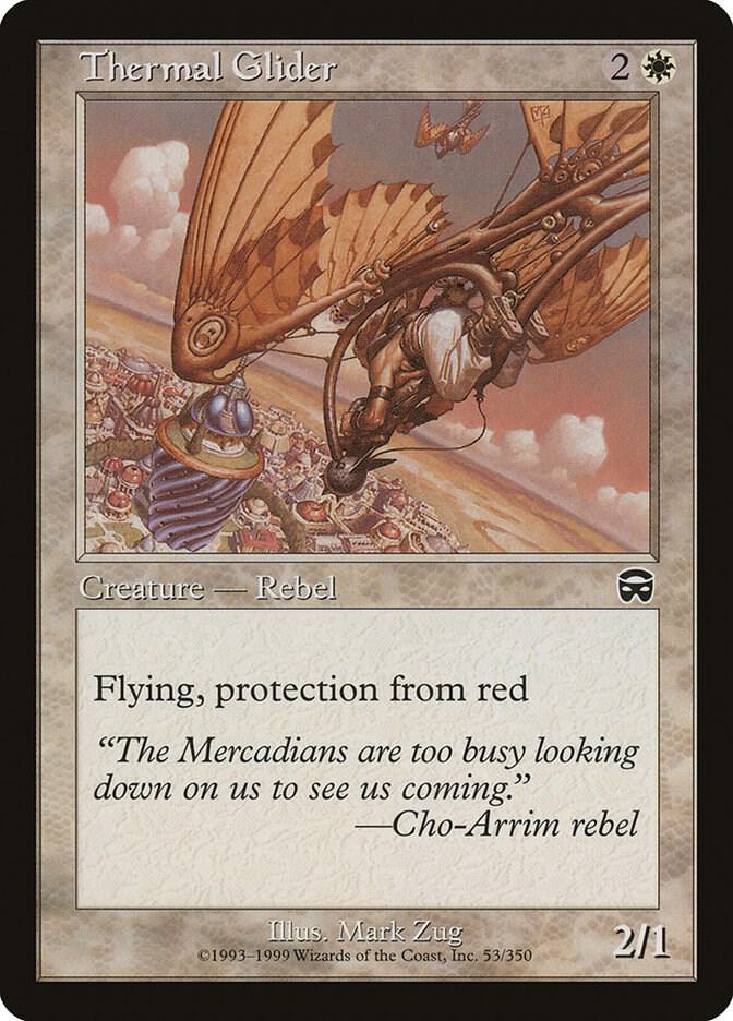 Thermal Glider 53 card from Mercadian Masques